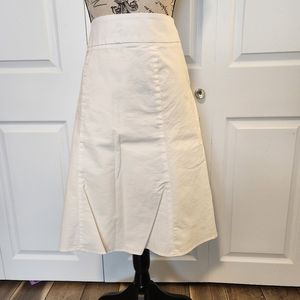 Gap white skirt size large